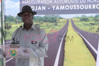 Côte d'Ivoire : Inauguration de l'autoroute Abidjan-Yamoussoukro, discours d'Alassane Ouattara