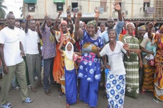  Côte d'Ivoire : Manifestation contre lÂ’insécurité à  Zoukougbeu
