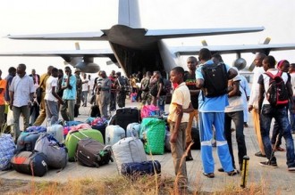 Centrafrique : 360 nigérians rapatriés à  Abuja, nouveaux accrochages à  Bangui 