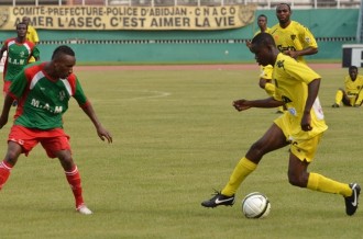 Côte dÂ’Ivoire : 11è journée de la ligue 1, lÂ’Asec domine lÂ’Africa et devient le dauphin du Sewe 