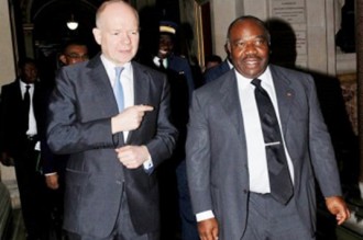 Gabon : Ali Bongo et William Hague déterminés à  mener le combat contre le braconnage