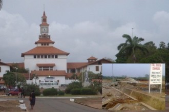 Ghana : Le poste de péage de lÂ’Université du Ghana détruit par la Sécurité Nationale