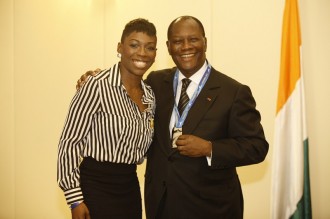 COTE D'IVOIRE: Alassane Ouattara reçoit Murielle Ahoure