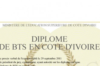 COTE D'IVOIRE : Résultats complets du BTS 2012
