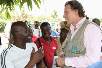 COTE D'IVOIRE : Albert Koenders (Onuci) en tournée à  dans l'Ouest : «Il n'y a pas d'alternative à  la réconciliation et au vivre ensemble»