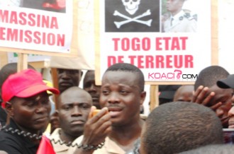 TOGO: Grande démonstration des journalistes à  Lomé