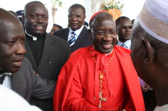  Le cardinal Théodore Adrien Sarr plaide pour la paix en Casamance