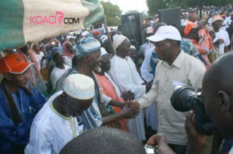 Ouattara  explique sa candidature à  Sinématiali