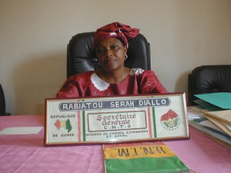 Nommée à  la tête du CNT, Hadja Rabiatou prête à  tendre la main pour une bonne transition