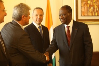 COTECNA reçu par Alassane Ouattara