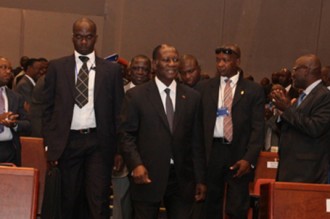 Alassane Ouattara ouvre la rentrée judiciaire à  Yamoussoukro