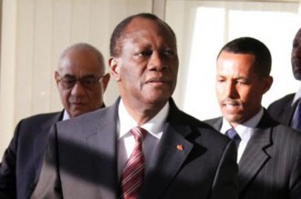 COTE D'IVOIRE: Les gabonais s'inquiètent de l'état de santé d'Alassane Ouattara