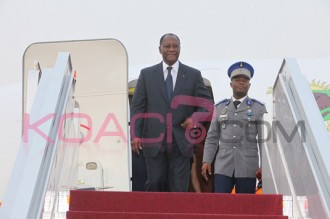 COTE D'IVOIRE : Alassane Ouattara enfin de retour à  Abidjan 