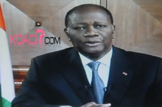 COTE D'IVOIRE: Alassane Ouattara appelle à  «promouvoir un ivoirien nouveau»
