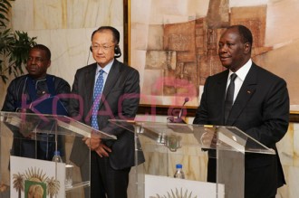 COTE DÂ’IVOIRE : Alassane Ouattara souhaite que la Banque Mondiale soit plus généreuse