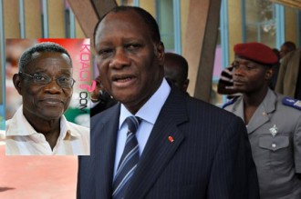 GHANA:  Pour un rapport de bon voisinage, le président Ouattara invite son homologue Atta Mills à  son investiture