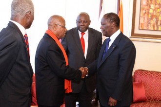 COTE D'IVOIRE - GHANA : Disparition d'Atta Mills : Une délégation ghanéenne reçue au Palais présidentiel