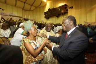 Alassane Ouattara à  la communauté ivoirienne au Mali : « Quand Alassane promet il fait »