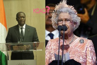 COTE D'IVOIRE : A Londres, Alassane Ouattara a bel et bien rencontré la Reine Elisabeth II !