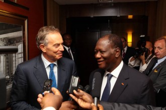 COTE D'IVOIRE : Tony Blair annoncé à  Abidjan depuis Jérusalem par Alassane Ouattara 