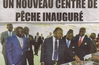 TRIBUNE: Ali Bongo a inauguré le centre d'appui à  la pêche artisanale de Libreville