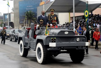 GABON : La parade militaire pour les 52 ans de lÂ’indépendance du Gabon