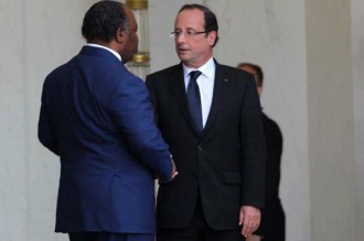 GABON - FRANCE : Ali Bongo reçu à  l'Elysée par François Hollande 
