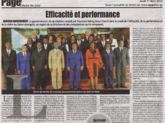 TRIBUNE GABON: Quand Ali Bongo tente de tester les nouveaux ministres !
