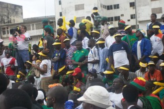 Ambiance de match à  Yaoundé