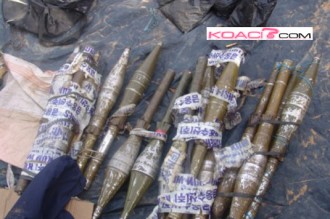 Des armes de guerre saisies à  Anyama