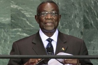 GHANA 2012:  Atta Mills invite lÂ’ONU à  être témoin du processus électoral 