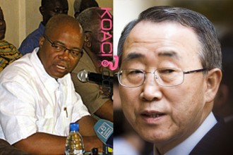 Gabon : La lettre de Mba Obame à  Ban-Ki Moon