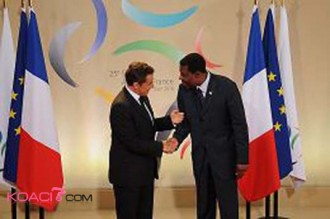 Sommet France Afrique :Yayi aux côtés de Sarkozy à  Nice