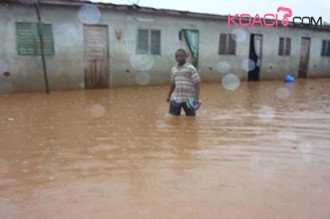 Crue des eaux à  Cotonou: Les populations comme des batraciens