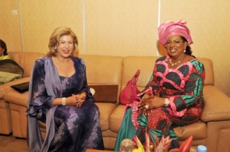 Lutte contre le trafic des enfants : Mme Touré Lobbo Traoré et Mme Dominique Ouattara même combat 