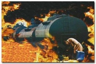 Exclusif : Explosion d'un wagon citerne à  Yaoundé