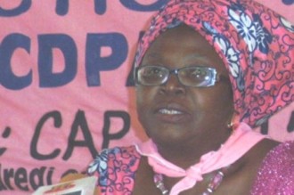 Mme Adjamagbo-Johnson, première candidate à  la présidentielle
