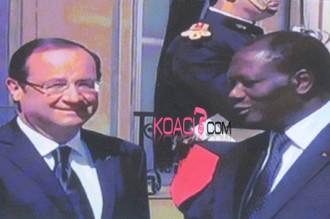 COTE D'IVOIRE - FRANCE : Ouattara chez Hollande pour parler du Mali