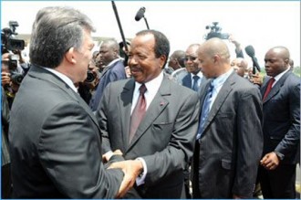 Le président turc en visite au Cameroun