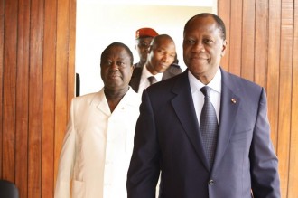 COTE D'IVOIRE : Bédié salue la gestion de Ouattara