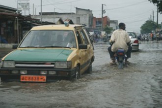 BENIN: Cotonou encore sous les eaux