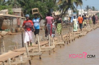 Inondation à  Lomé : Le chemin de croix des habitants  de Adamavo