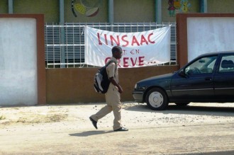 COTE D'IVOIRE: Augmentation des frais d'inscription à  l'INSSAC, les étudiants en grève  