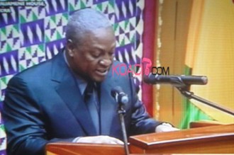 GHANA : John Mahama a prêté serment comme le nouveau Président du Ghana
