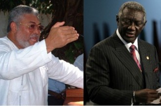 GHANA :  Rawlings tire à  boulets rouges sur Kufuor