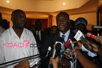 Laurent Gbagbo chez Alassane Dramane Ouattara