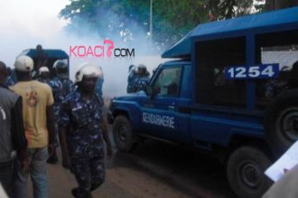 TOGO : Les manifestants du CST dispersés devant lÂ’Ambassade de France