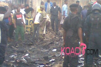 GUINÉE: Le marché de Matoto en feu!