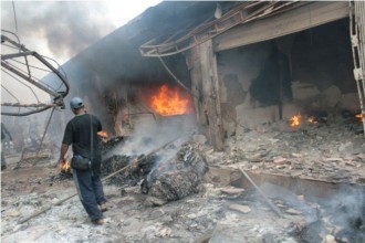 COTE D'IVOIRE: Un marché brûlé à  Yamoussoukro 