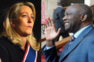 EXCLUSIVITE KOACI.COM: Marine Le Pen souhaite rencontrer Gbagbo à  Abidjan